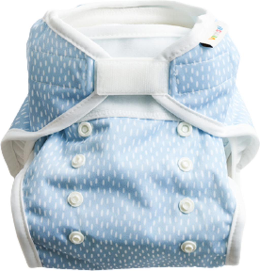 Vimse  One Size Windelüberhose + Einlagen, Blue Sprinkle