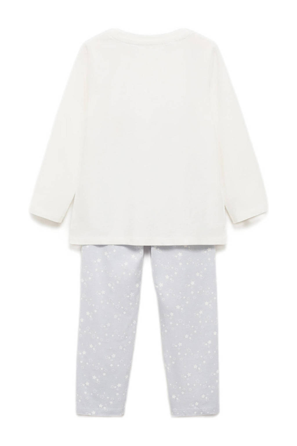 Mango Kids pyjama lichtblauw/offwhite