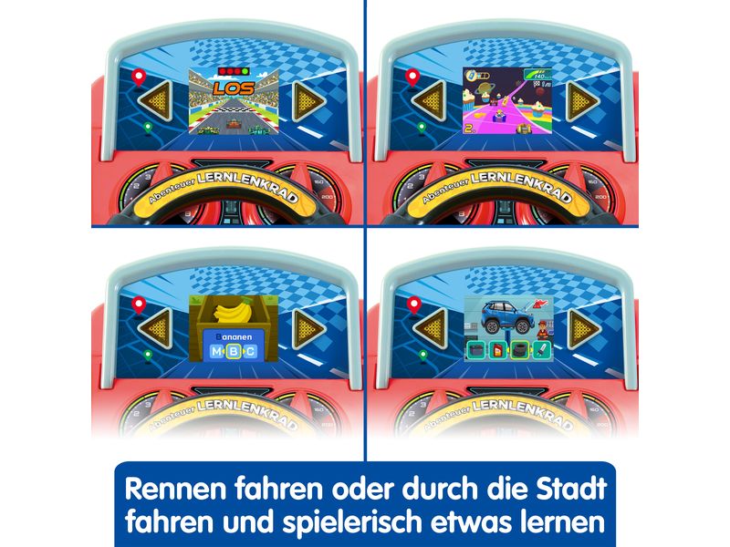 Vtech Abenteuer Lernlenkrad Farbenfrohes und realistisches Spielzeuglenkrad