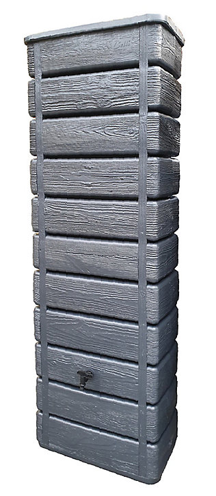 Récupérateur d'eau mural Belli Wood imitation bois gris 300L