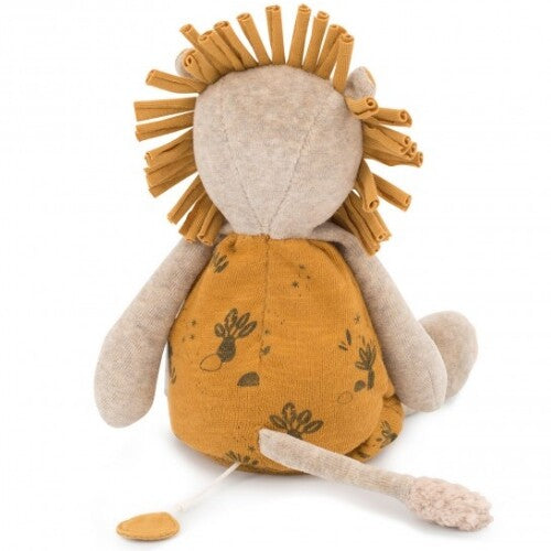 Moulin roty knuffelleeuw met muziek - 28 cm