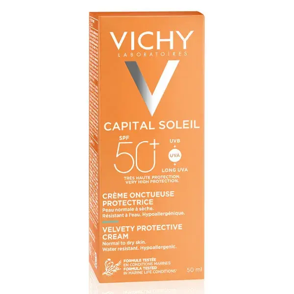 Protetor solar facial cremoso Vichy Capital Soleil FPS 50+ 50ml