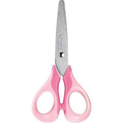 Maped Sensoft 3D Pastel - Ciseaux bouts ronds - 13 cm - disponible dans différentes couleurs