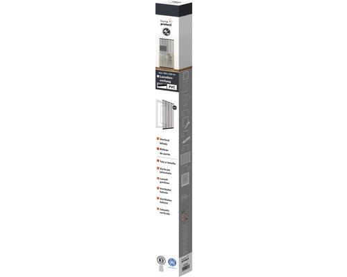 Insectenhor home protect lamellengordijn zonder boren antraciet 100x220 cm