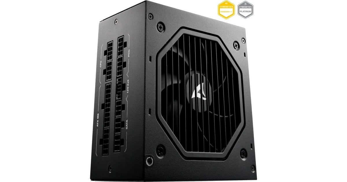 SharkoonRebel P20 modulaire 1200 watt voeding   (Zwart, 1x 12VHPWR, 4x PCIe)