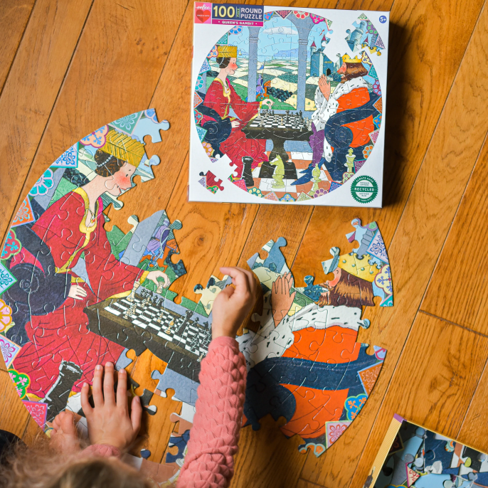 Puzzle : 100 pièces - Gambit de la Reine