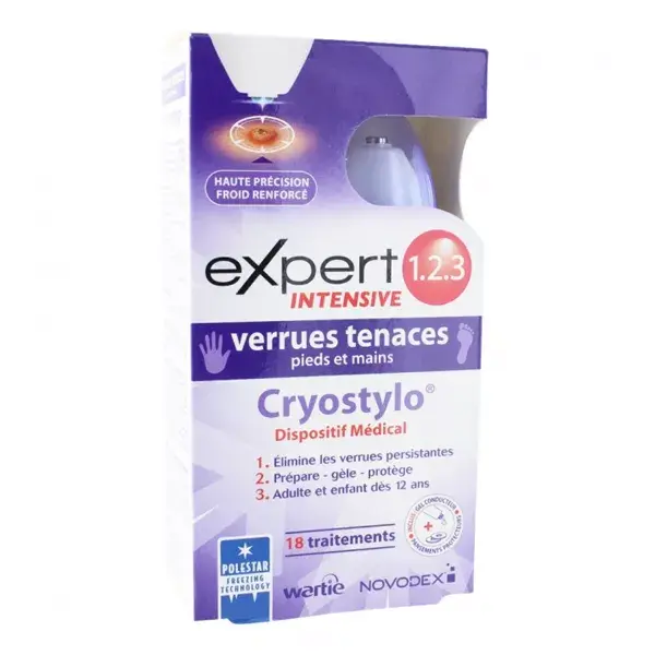 Novodex Expert Anti-Verrugas Cryostylo 50ml + Gel 3ml + 6 curativos adesivos