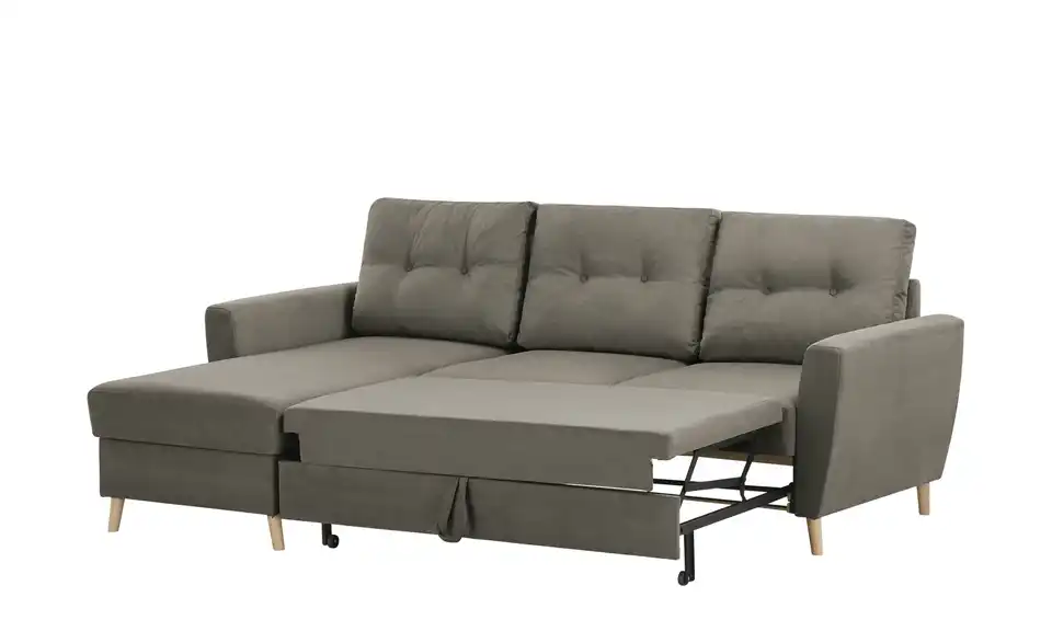 Ecksofa Carla Grau, Braun links