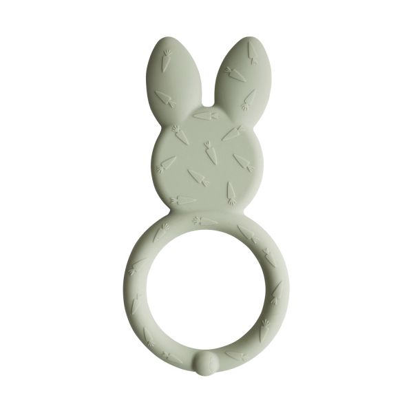 Mushie Bunny Bijtring Sage