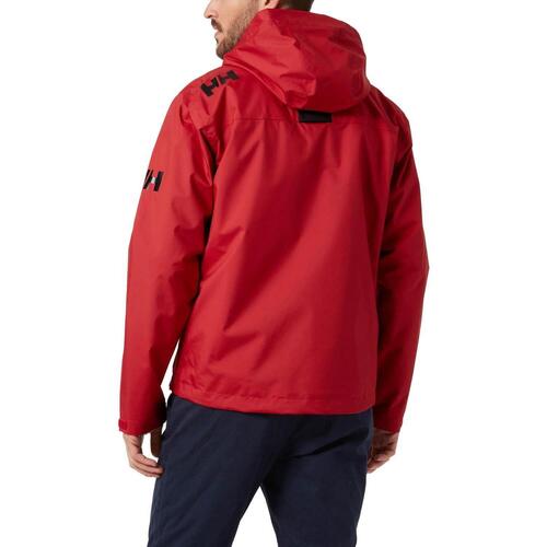 Helly Hansen - CREW HOODED MIDLAYER JACKET Rojo