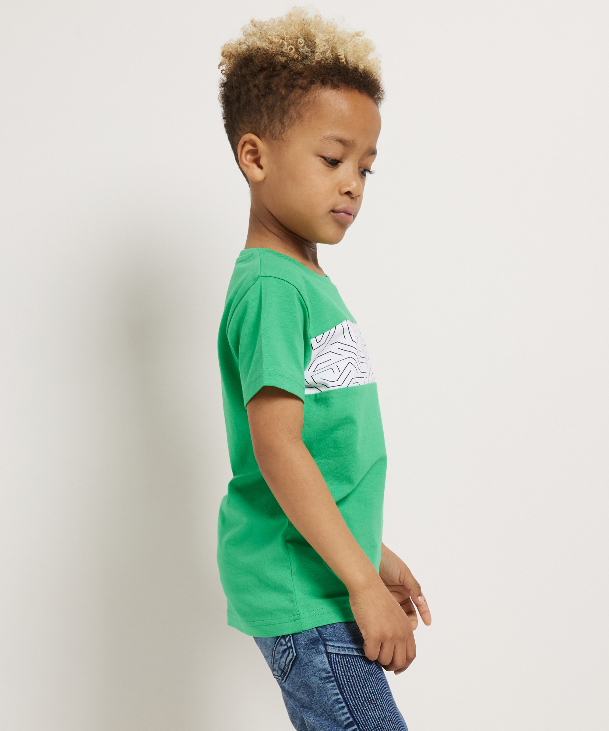 t-shirt moderne blokken