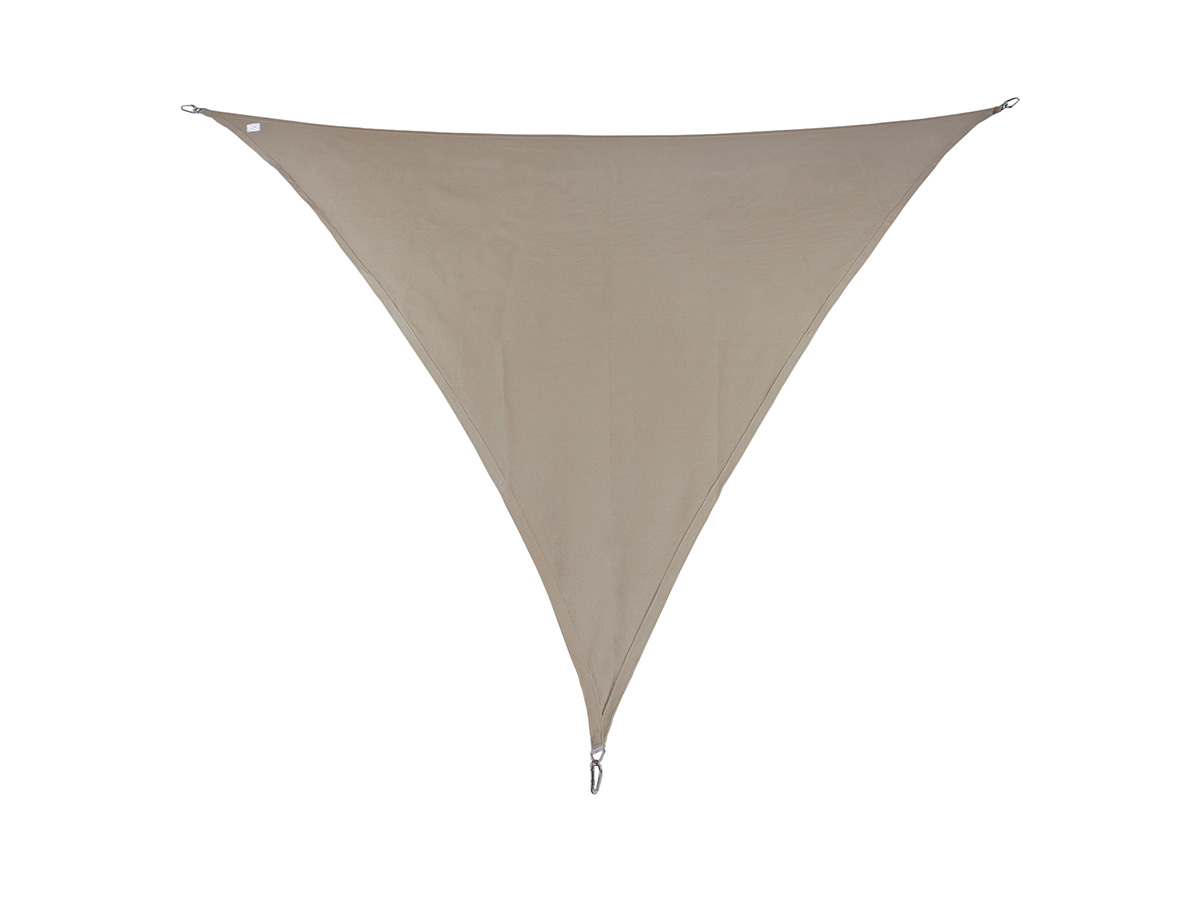 Buitenkado 3x3 taupe hpde waterdoorlatend schaduwdoek