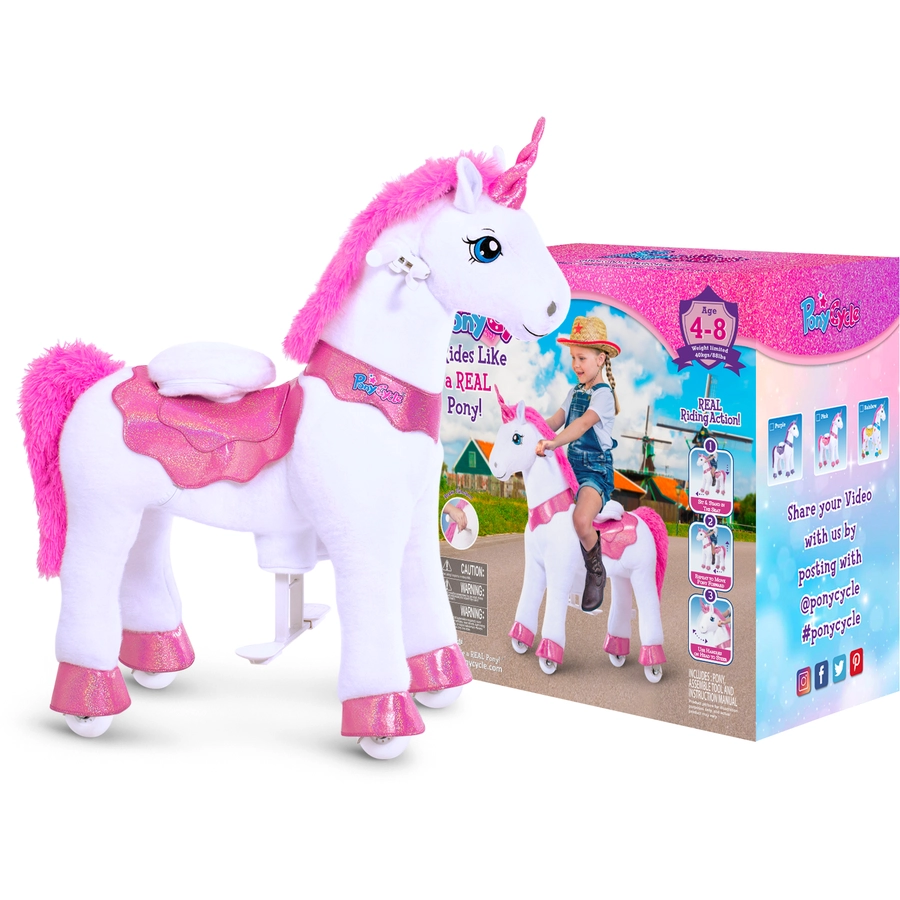 PonyCycle® Pink Unicorn - groß
