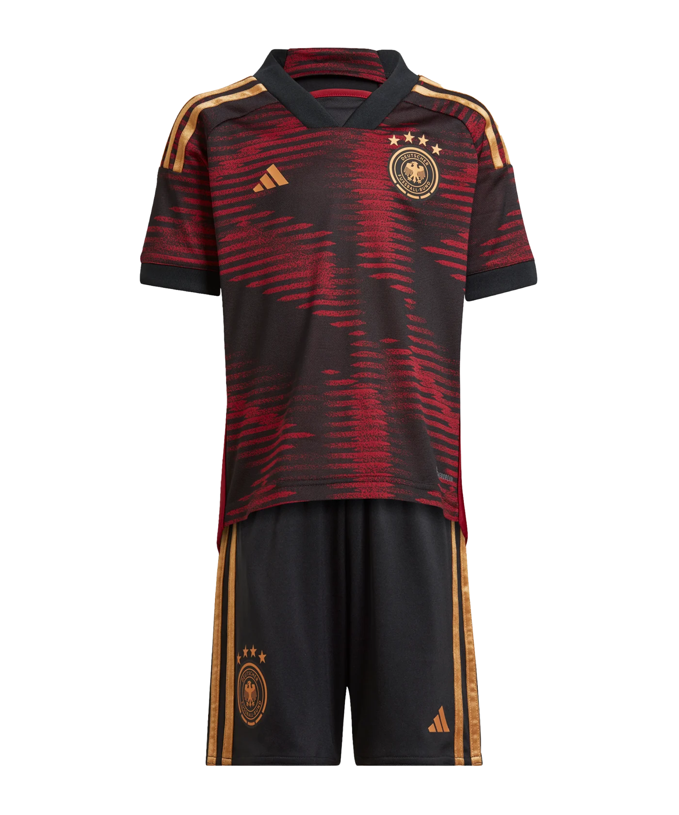adidas DFB Deutschland Minikit Away WM 2022 Schwarz