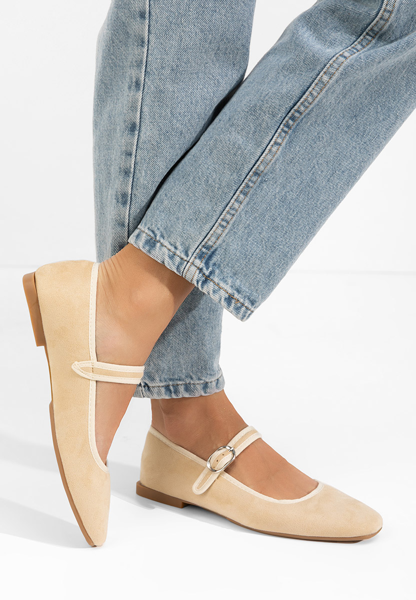 Ballerines femme beige Katianna