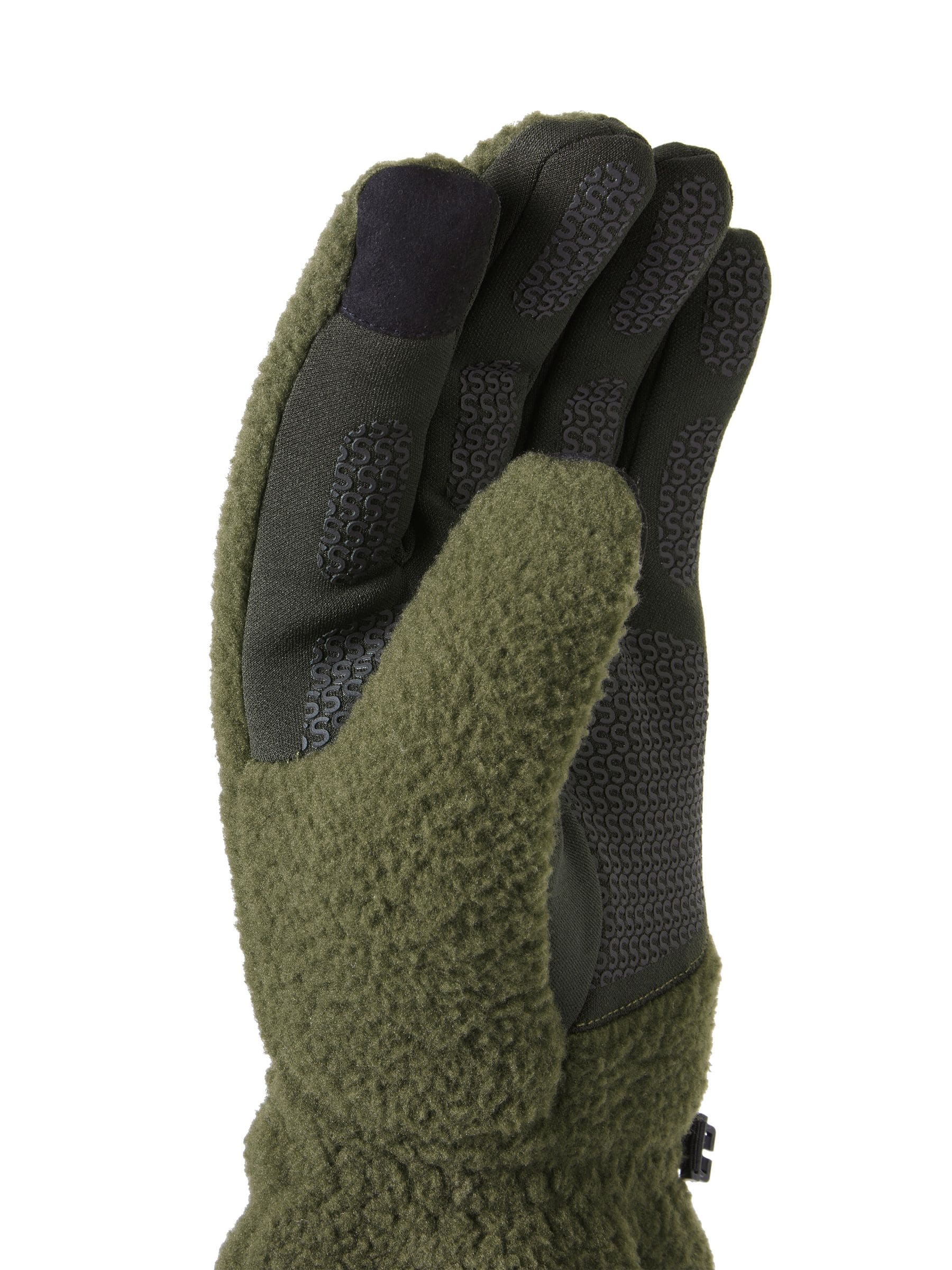 Groen - Sealskinz Hoveton waterdichte sherpa fleece handschoen