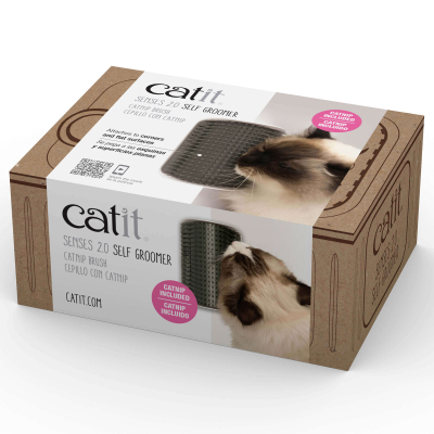 Catit Senses 2.0 Self Groomer Massage-Ecke mit Katzenminze