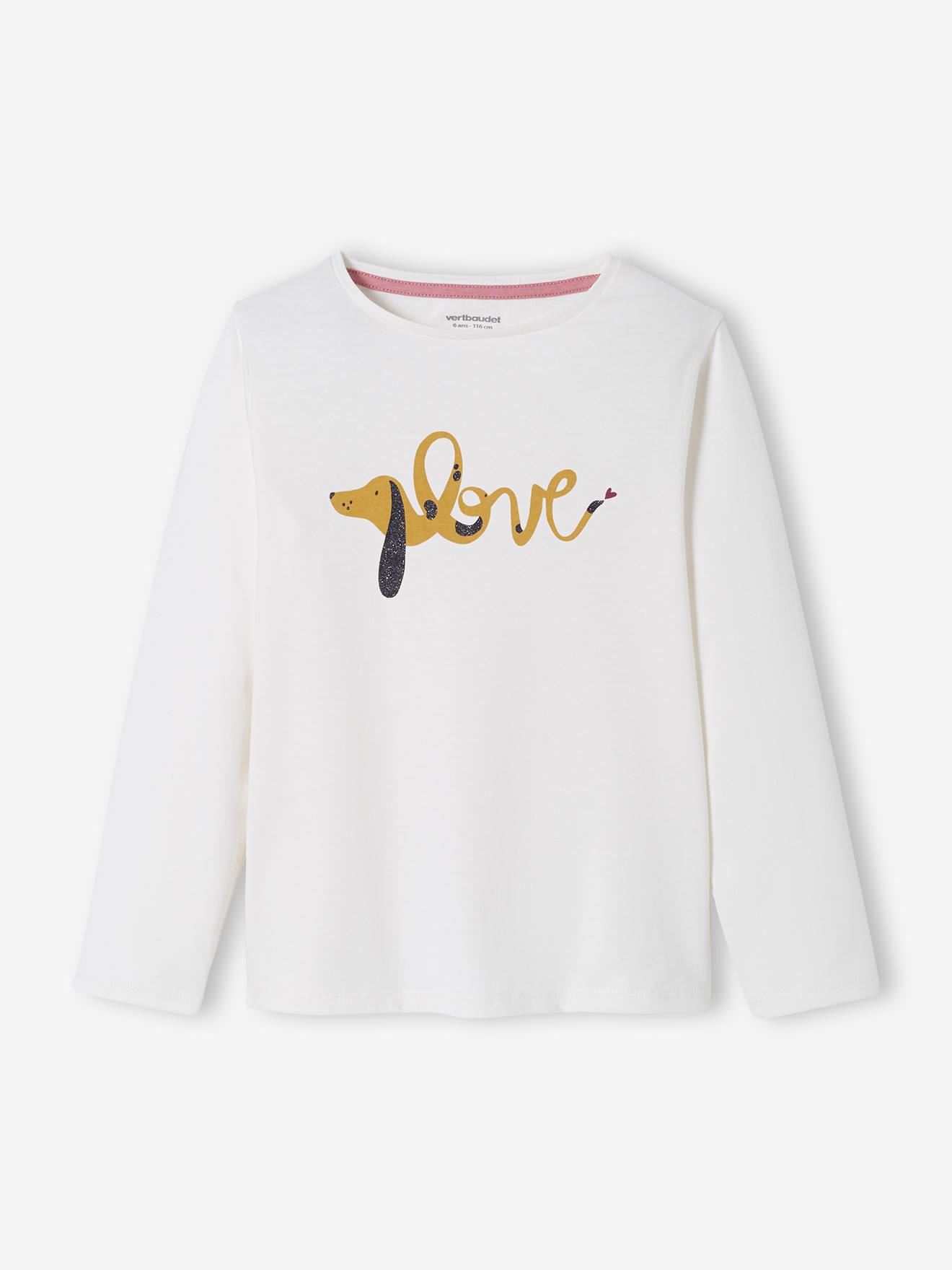 Conjunto de 3 camisetas de manga comprida para meninas, tamanho médio, pretas, bicolor/multicoloridas.