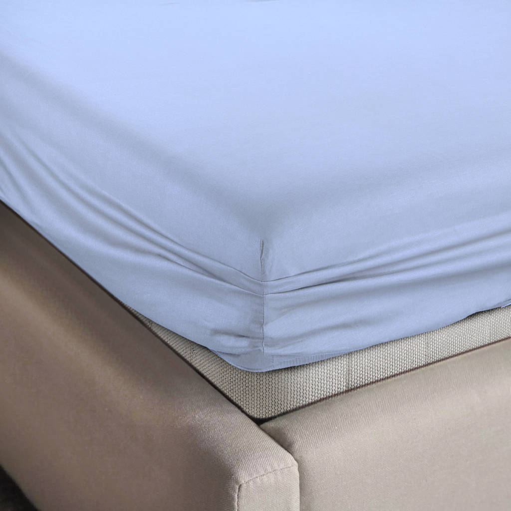 kinder hoeslaken jersey 70x150 lichtblauw