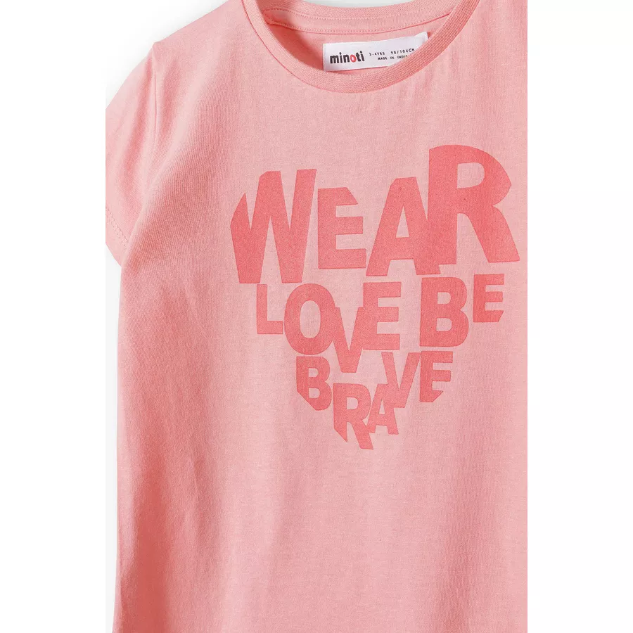 MINOTI T-Shirt Korallrot