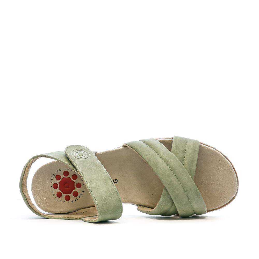 Relife Sandales Verte Femme Relife Layon