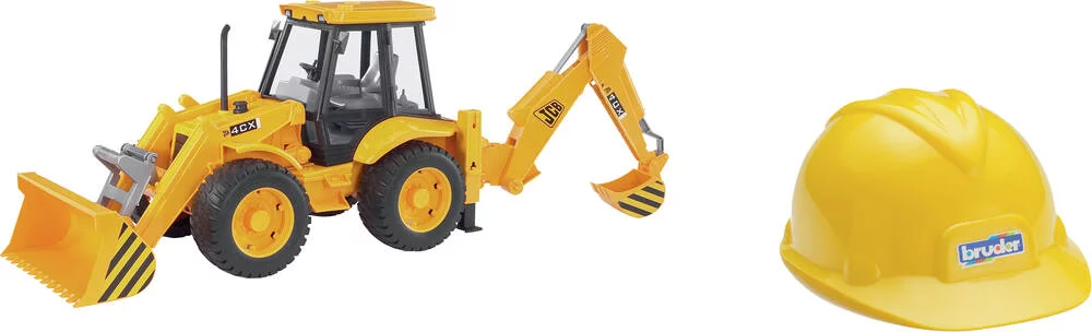 TRACTOPELLE JCB 4CX AVEC CASQUE