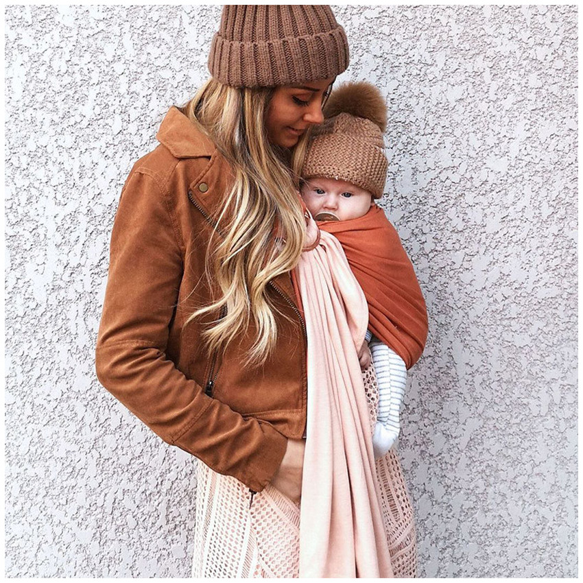 Sling - Petite écharpe sans noeud - Caramel / Nude