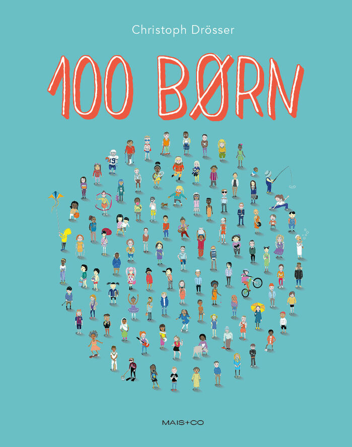 Bøger 100 Børn Blå & orange