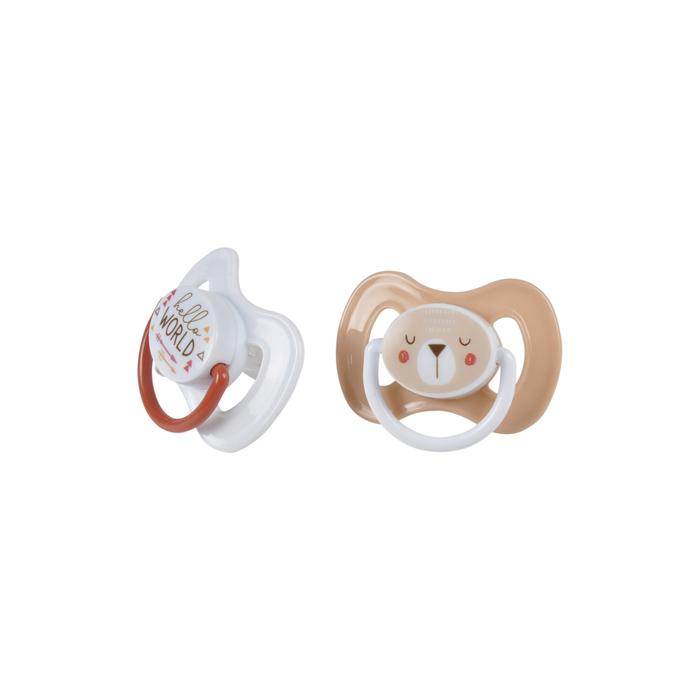 SET 2 SUCETTES SILICONE PHYSIOLOGIQUE 0 A 6MOIS FORET