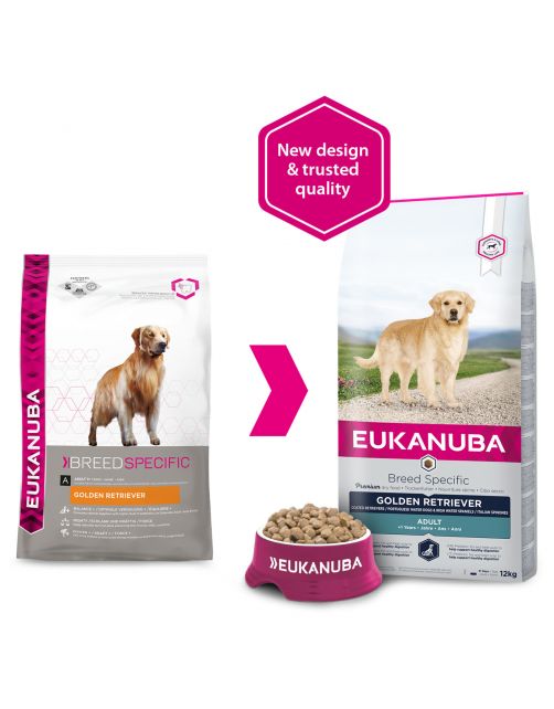 Eukanuba Adult Golden Retriever - Hondenvoer - Kip 12 kg