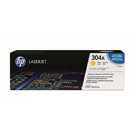 HP CC532A LaserJet Tonerkartusche 304A, gelb