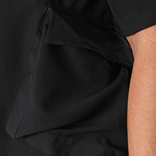 Ensemble Tee Shirt Zippé Jogger Pant F22-911T Noir