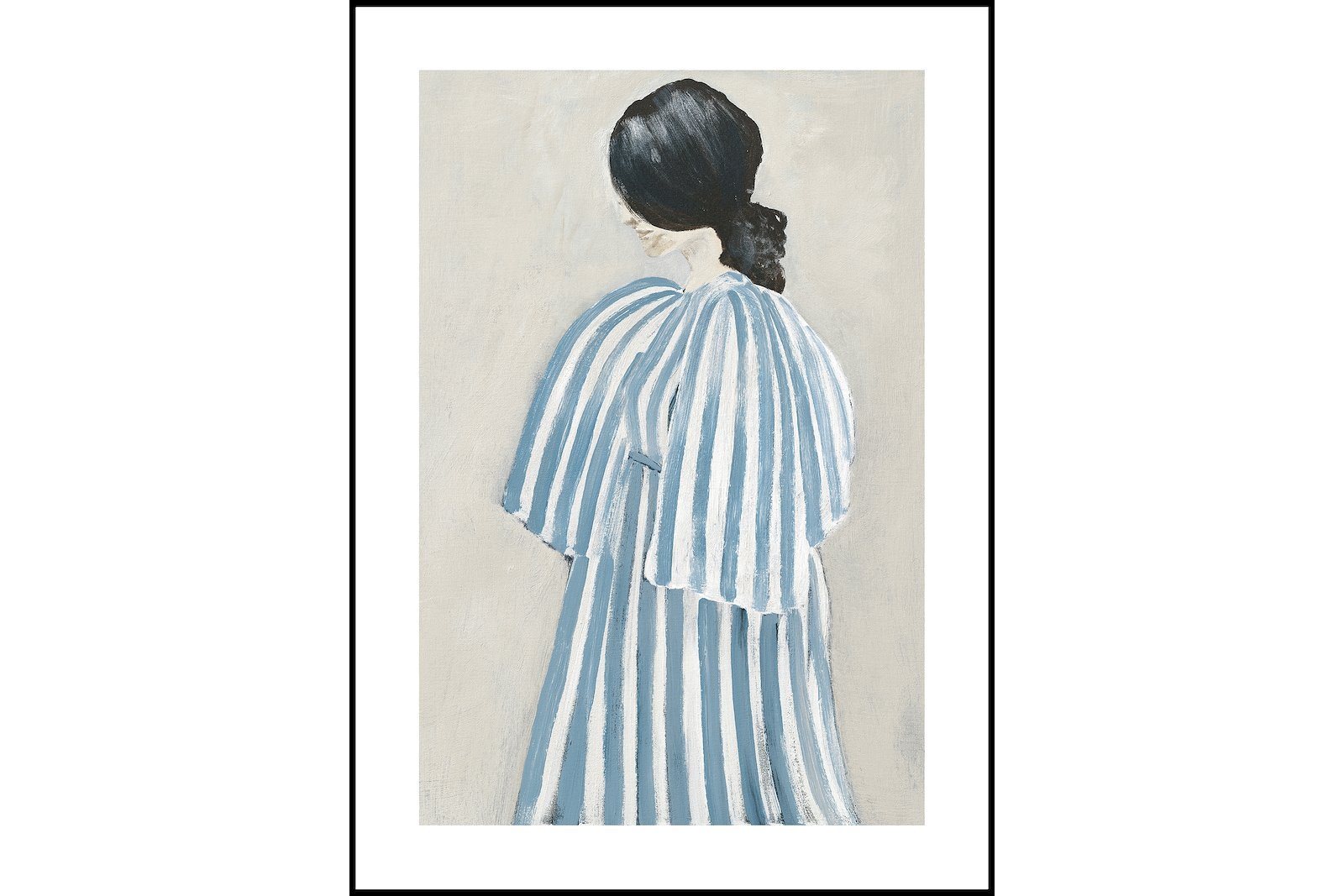 Intuition bilde Kunstprint 100x140 cm, med sort ramme