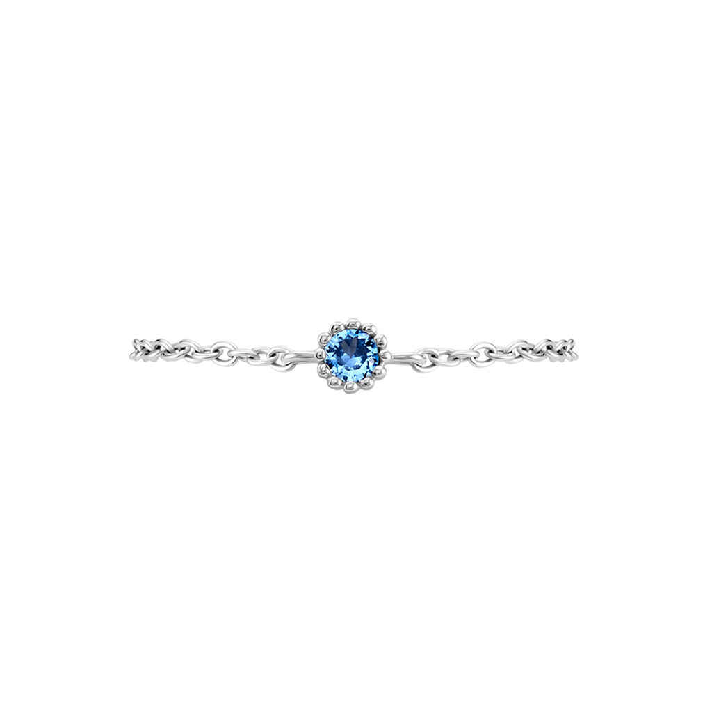Bague Rio Argent Blanc Spinelle