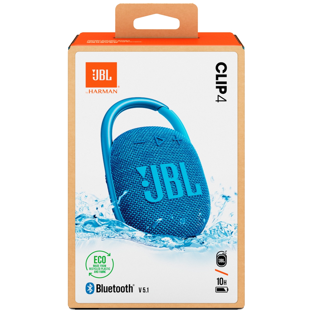 JBL Go 3 Eco bærbar høyttaler (blå)