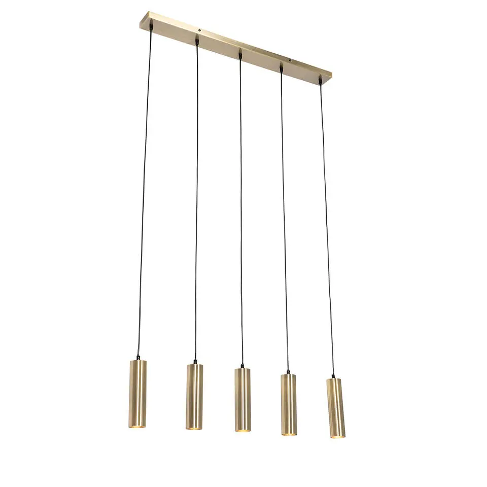 Qazqa hanglampen jeana bruin gu10