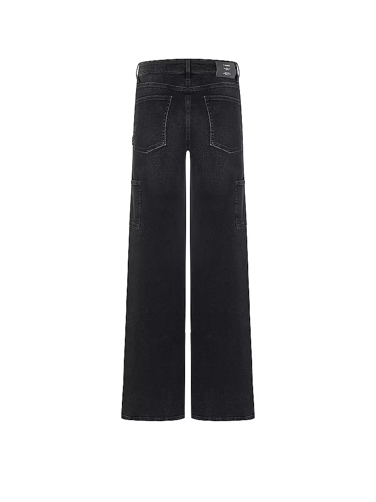CAMBIO Jeans Flared Fit ALIA schwarz