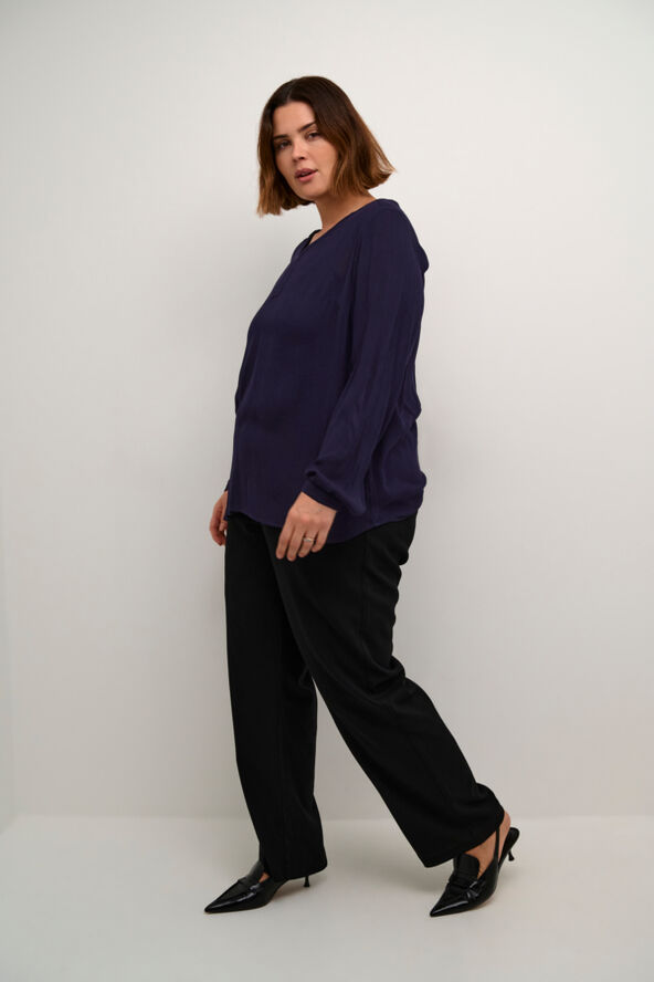 Kaffe Curve KCami LS Blouse Dawn purple