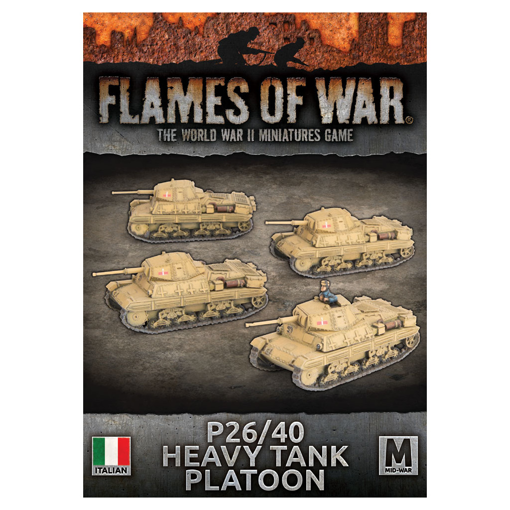 Flames of War - P26/40 Heavy Tank Platoon
