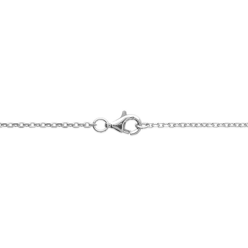 Collier Femme - Argent 925 - Oxyde de zirconium - Longueur : 45 cm