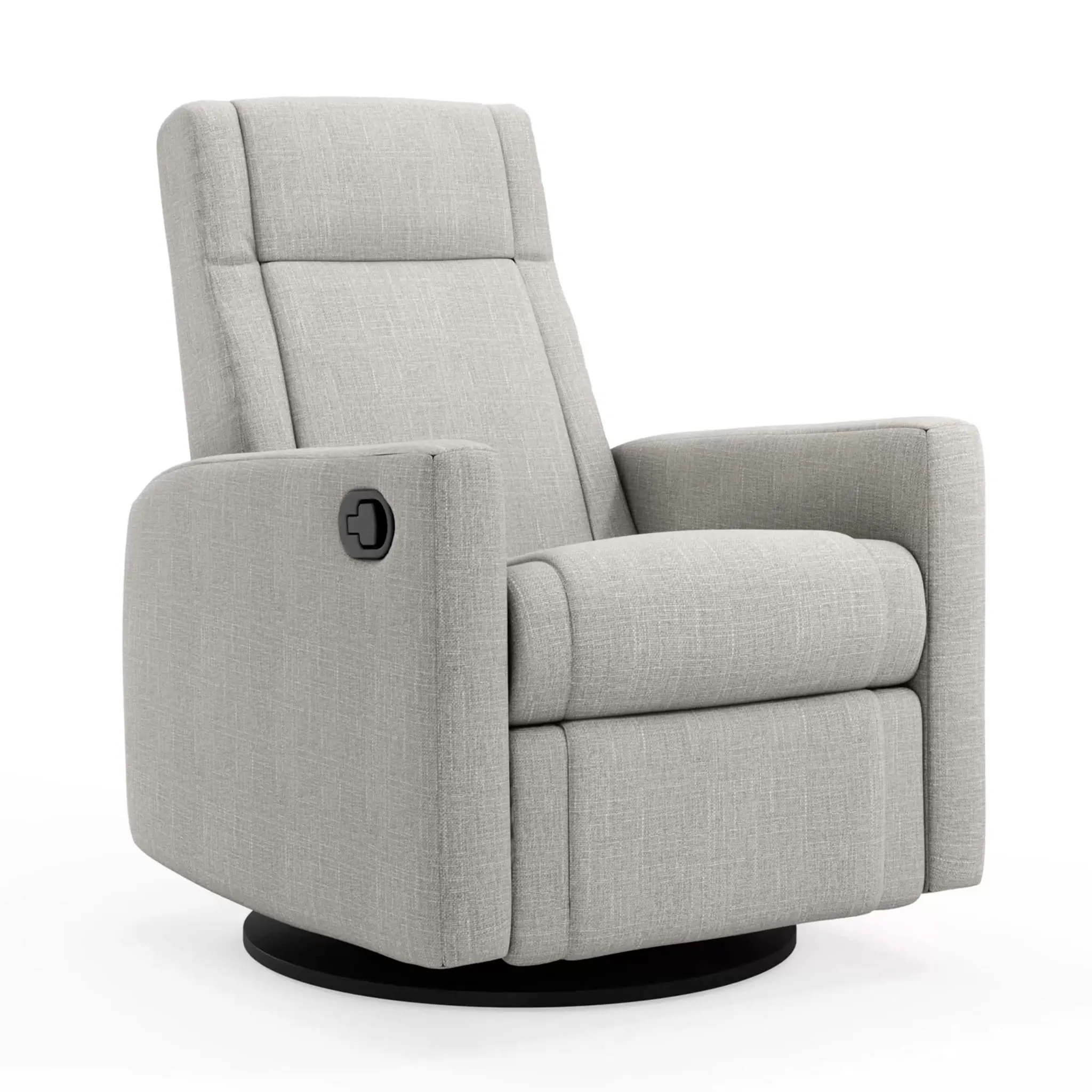 Jaymar BB Fauteuil Berçant et Pivotant Nelly - Nubia Silver  Noir