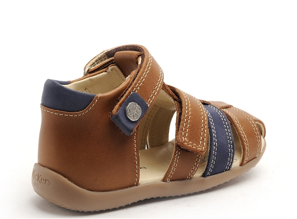 Kickers nu pieds bebe bipod marron