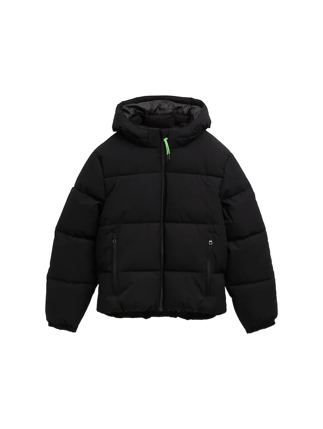 TOM TAILOR Steppjacke mit Kapuze mit abnehmbarer Kapuze