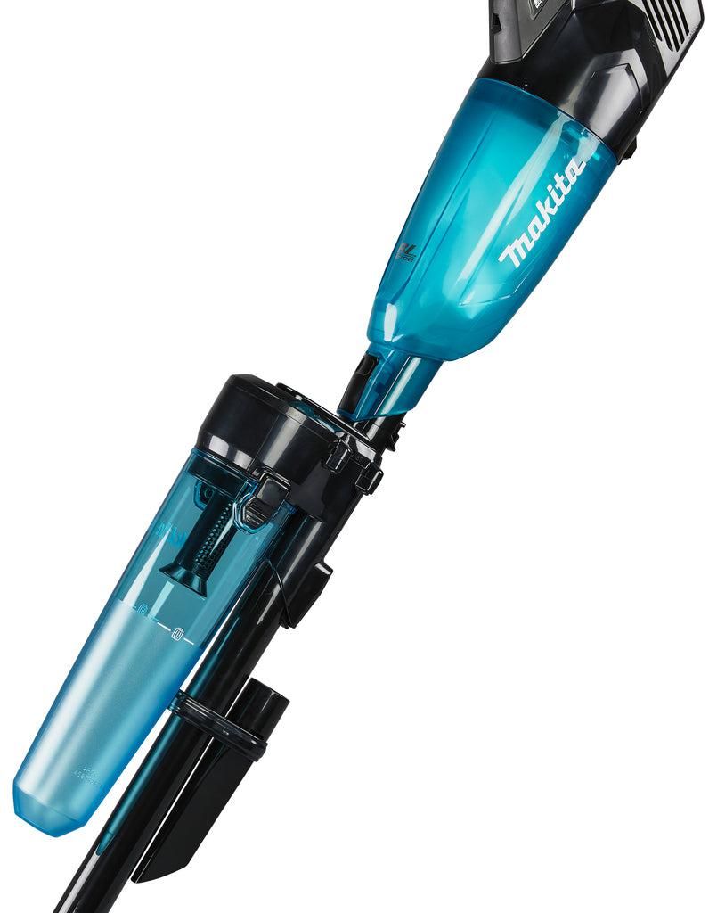 Makita CL001GZ21 Accu Steelstofzuiger Zwart Blauw   Stofafscheider XGT 40V Max Basic Body