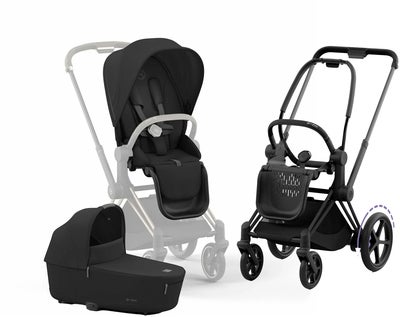 Cybex e-Priam Duovogn, Sepia Black/Matt Black