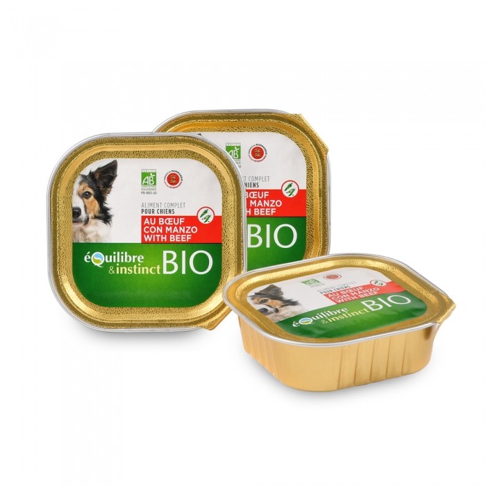 EQUILIBRE & INSTINCT Pâtée Bio Adult - Lot 11 x 150 g