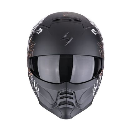 Casque Scorpion Exo EXO-COMBAT II - GENESIS - Noir / Blanc