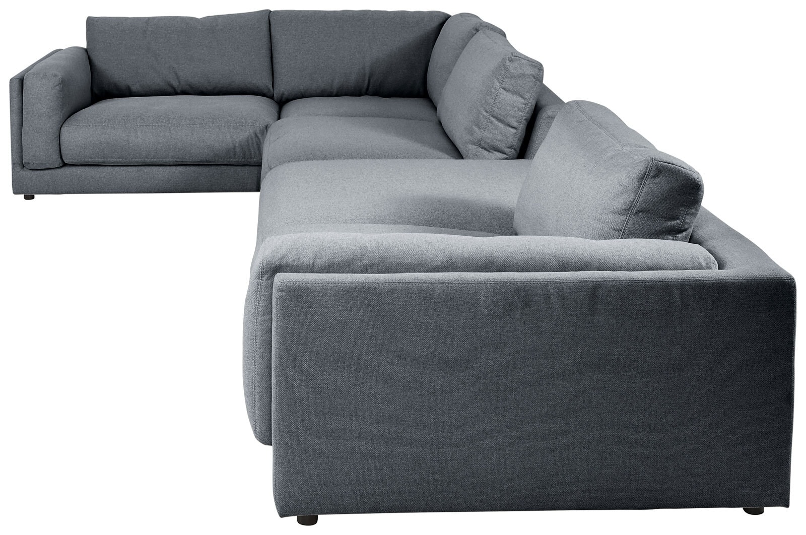Ole Gunderson Ecksofa-Kombi LASSE VI 245 x 445 cm anthrazit
