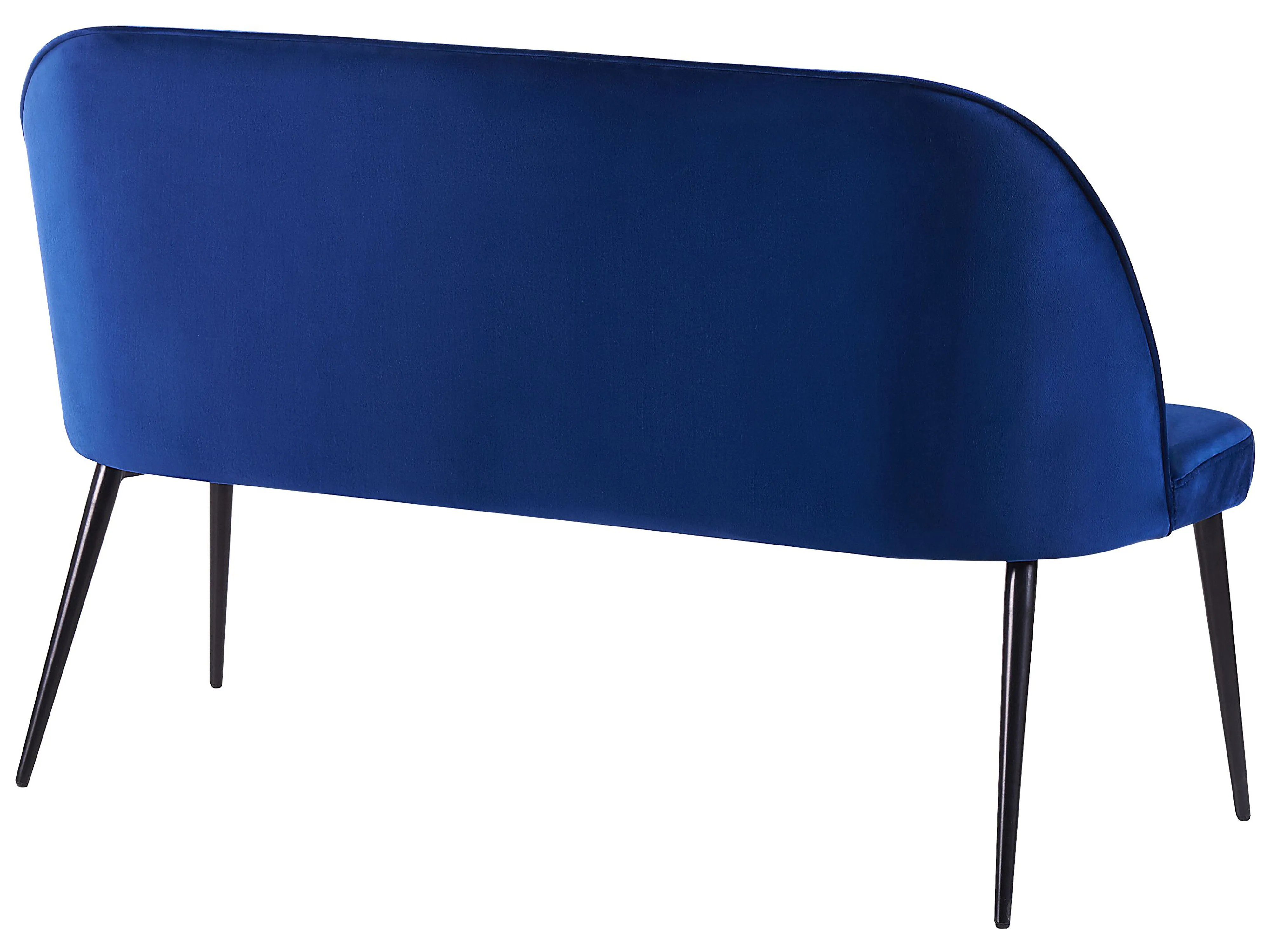 Gestoffeerde bank 2-zits OSBY Fluweel Marineblauw