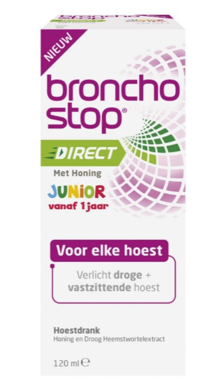 Bronchostop Direct Junior Met Honing 120ml